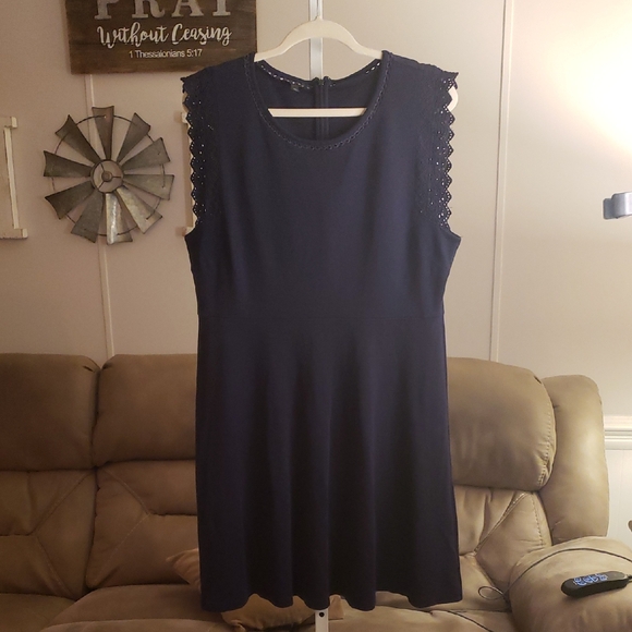 Talbots Navy Blue  Dress XL - Picture 1 of 5
